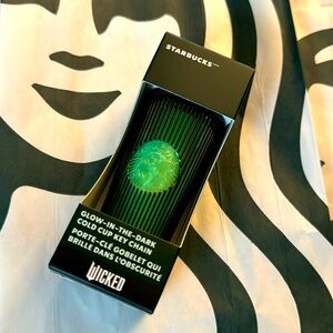 Starbucks wicked glow and dark keychain